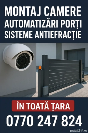  Instalare Sisteme de Automatizare pentru orice tip de poarta