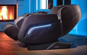 Nou Fotoliu de masaj FOCUS II KOMODER cu 12 Programe de masaj negru - imagine 3