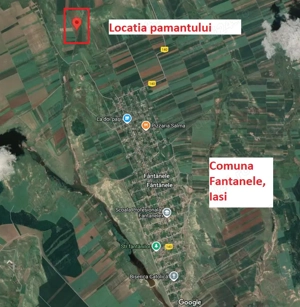 Teren extravilan 1ha arabil Jud Iasi Comuna Fantanale