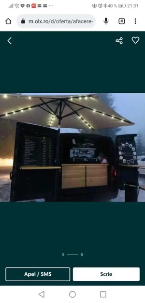 Vand Fiat Doblo Coffee Truck. - imagine 3