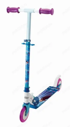 NOU Trotineta cu doua roti Frozen 2 Disney Smoby pliabila ideal cadou - imagine 2