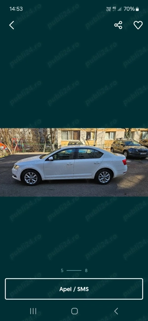 De vânzare skoda octavi an 2020 motor 1000 cp 115 benzina chiloțeii 194000 în creștere jante aliaj  - imagine 3