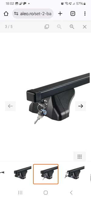 Bare transversale Cruz S-Fix 120 CZ921-380 - imagine 2