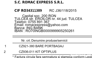 Bare transversale Cruz S-Fix 120 CZ921-380 - imagine 3