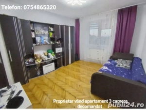 Proprietar vând apartament decomandat 3 camere  - imagine 5