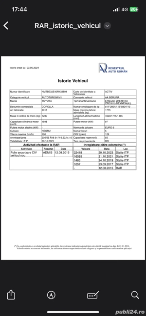 Toyota Corolla 1.6 CVT 2015 - imagine 4