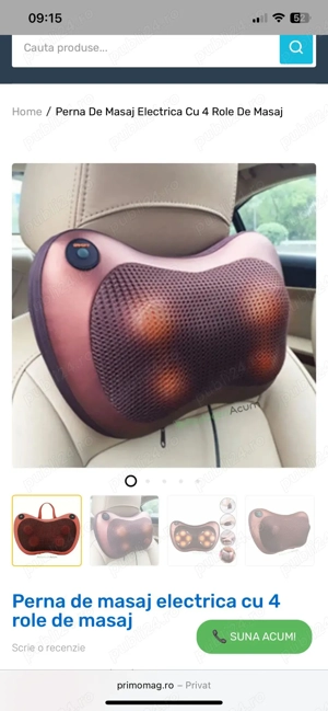 Se vinde perna de masaj electrică cu 4 role de masaj 