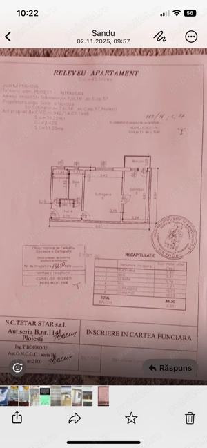 Vand apartamen 2 camere