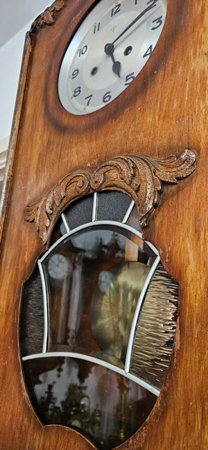 Ceas de perete cu pendula Mauthe - imagine 2