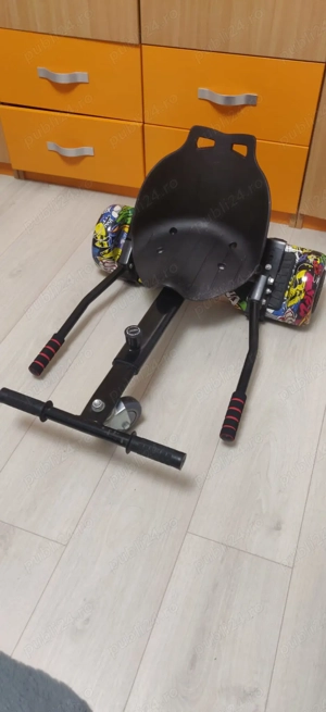 Hoverboard FreeWheel Grafitti cu scaun - imagine 4