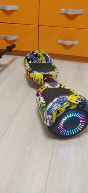 Hoverboard FreeWheel Grafitti cu scaun - imagine 3