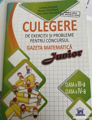Culegere gazeta de matematica cl a 3-a si a 4-a