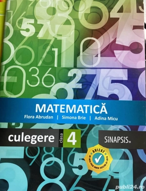 Caiet matematica clasa a patra