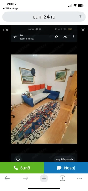 32 mp,Girocului,la 1 Km de Spitalul Judetean,Cu Bucătărie Separata,Baie Vana,Balcon,Libera,220 E