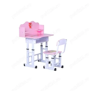 Set birou copii Unic Spot cu scaun, Roz