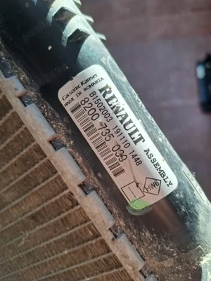 Radiator apa Dacia Logan 1 Facelift benzina 1.2 an 2008-2012 cod 8200735039 - imagine 3