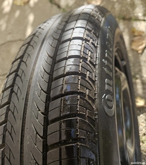 Vand 2 jante cu anvelope de iarna plus roata de rezerva nefolosita 155/80 R13 79T - imagine 3