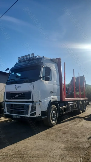Volvo Fh 16, 600cp, 6x4 transport forestier lemn - imagine 3