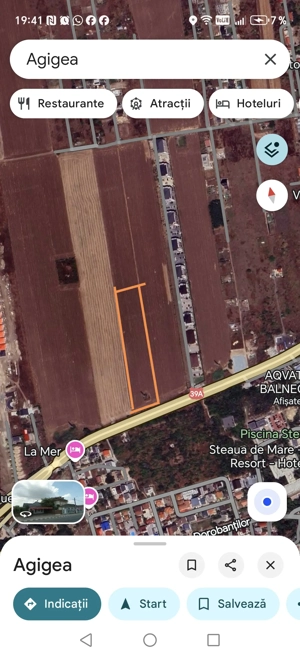 Vindem 3324 mp pe drumul spre zona libera Agigea