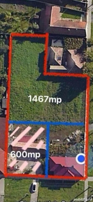 Teren 600mp central Ghiroda 
