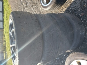 Vând set jante aliaj Alessio cu anvelope 225/45 zR17Kumho Ecowing ES31 - imagine 2