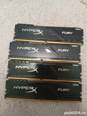 hiperx fury ram ddr4 4x4 gb 2400 mhz - imagine 1