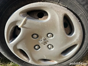 Jante Peugeot 206 cu anvelope de iarna - 175/65/14 - imagine 4