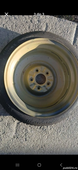 Roată de rezervă mică Mazda 6 – originală, stare excelentă