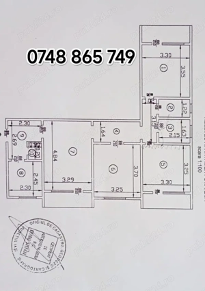 TATARASI_Ap 4 C, 84 mp,3 balc 2 bai, et 3 4 direct proprietar FARA COMISION                        - imagine 10