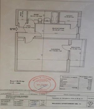 Apartament 1 camere decomandat  etaj 3 model mare BUCOVINA centrala proprie ocupabil imediat - imagine 12