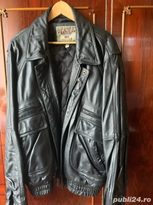 Geaca barbateasca din piele