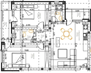 Ap.3 camere - bloc nou - doua bai (cu geam)  - 72mp utili - 90.000 Euro (tva inclus) - imagine 2