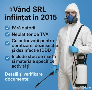 Vand SRL-2015!Servicii DDD