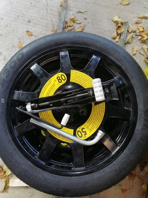 Roata rezerva slim Aliaj 165 60 R20 + cric+cheie AUDI A8 Q 