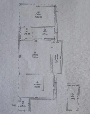 Apartament  2 camere  Girocului langa Parcul Adolescentei bloc izolat - imagine 7