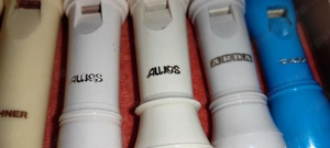 9 fluiere plastic abs -  1 bucata ARDA  1 bucata PACO   1 bucata DOLMETSCH NOVA  4 bucati AULOS 