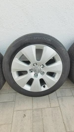 Jante originale Audi r17 cu cauciucuri de iarna - imagine 7