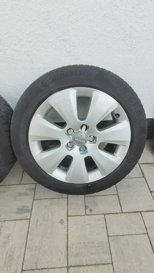 Jante originale Audi r17 cu cauciucuri de iarna - imagine 6