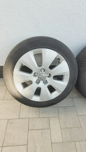 Jante originale Audi r17 cu cauciucuri de iarna - imagine 5