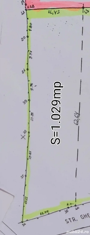 Teren cu potențial rezidențial   1029 m , toate utilitățile, zonă de case noi, Vălenii de Munte