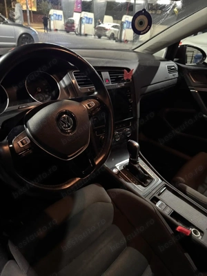 Volkswagen Golf 7 1.0 TSI  benzină DSG 110CP   Full Option, 65.000 km, 2018, Vopsea or - imagine 2