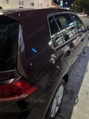  Volkswagen Golf 7 1.0 TSI  benzină DSG 110CP   Full Option, 65.000 km, 2018, Vopsea or - imagine 4