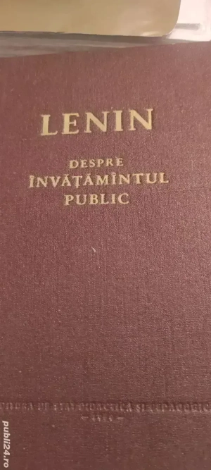 LENIN Despre invatamantul public