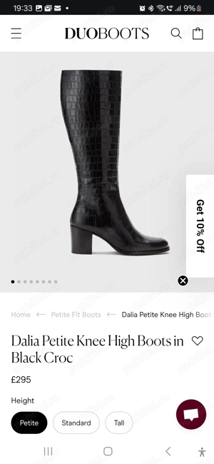 Cizme damă Duo negre - imagine 5