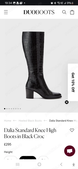 Cizme damă Duo negre - imagine 4