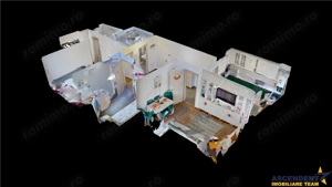 3D! Apartament 3 camere,mobilat,echipat, parcare privata,Kasper,Tractorul,Brasov. - imagine 11