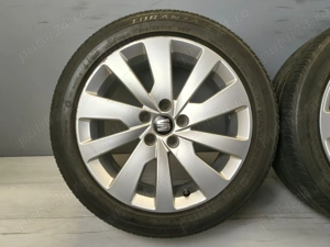 Roti/Jante Seat 5x100 215/45 R16 Ibiza, Arona; Skoda Fabia, VW, Audi - imagine 3