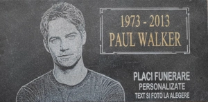 Placă funerara granit