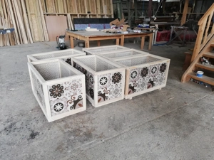 Jardiniera ceramica 550x550x600