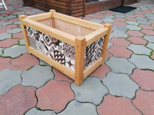 Jardiniera ceramica 550x550x600 - imagine 2